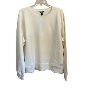 ALLBIRDS R&R Organic Cotton Blend Crewneck Sweatshirt Size XXXL Natural White